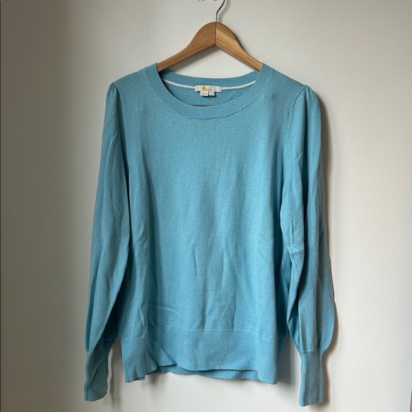Boden Sweaters - Boden Light Blue Crew Neck Sweater size 14